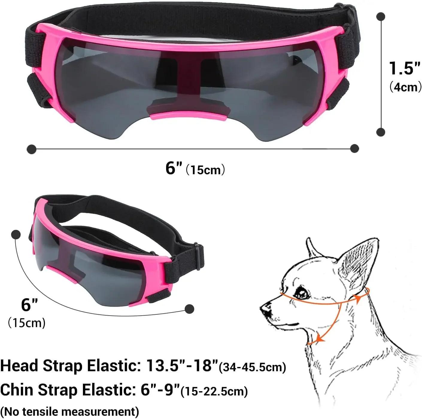 UV Dog Sunglasses for Small Breeds