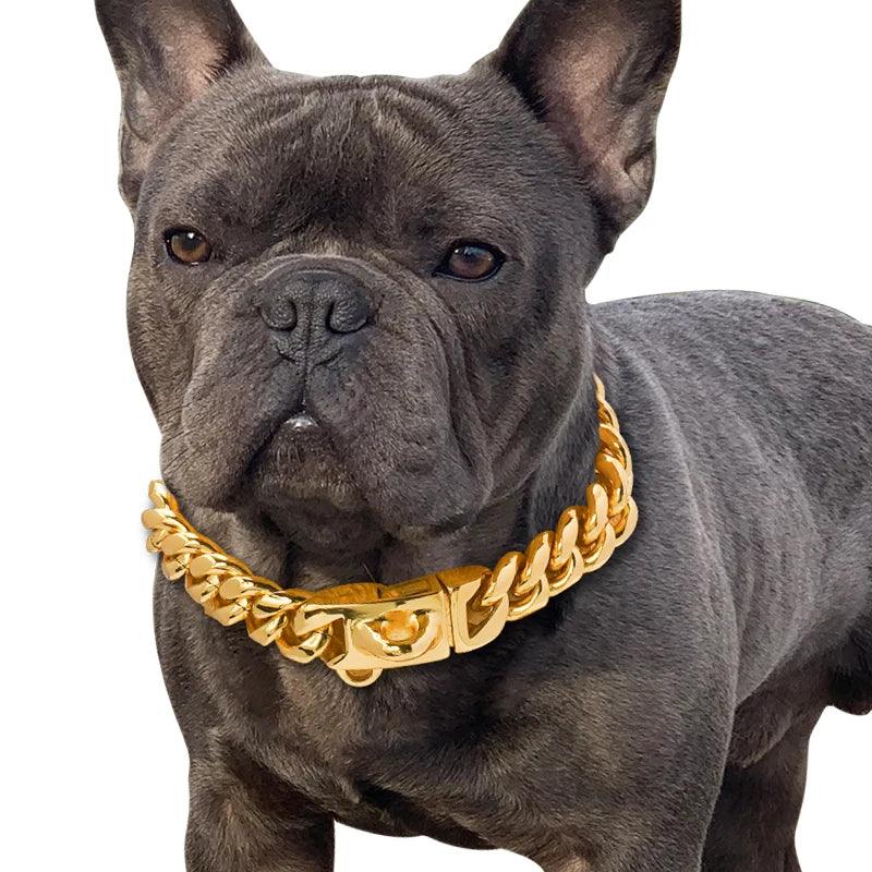 18K Gold Cuban Link Collar