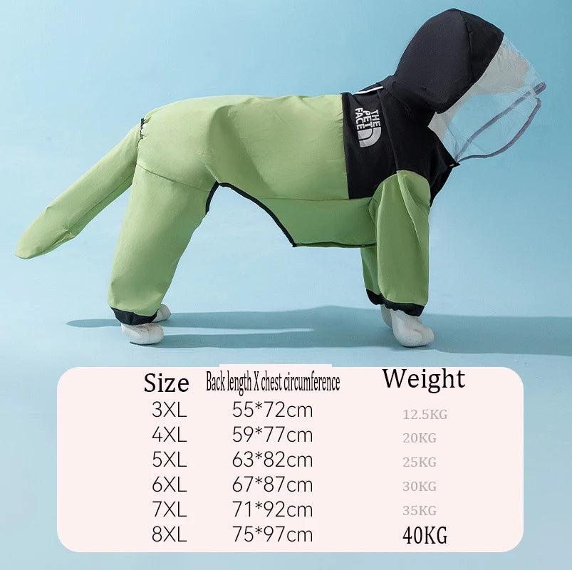 Waterproof Dog Rain Poncho