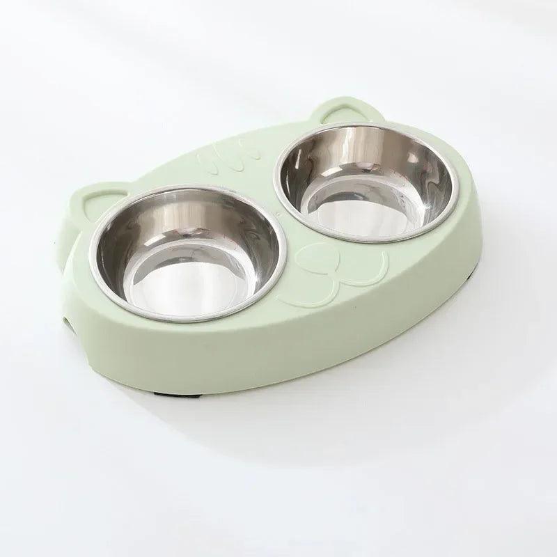 Macaron Double Pet Bowl Set