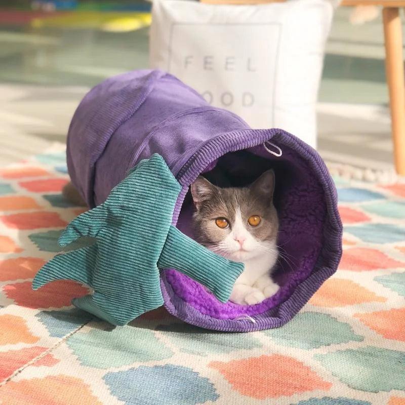 Collapsible Cat Tunnel Bed