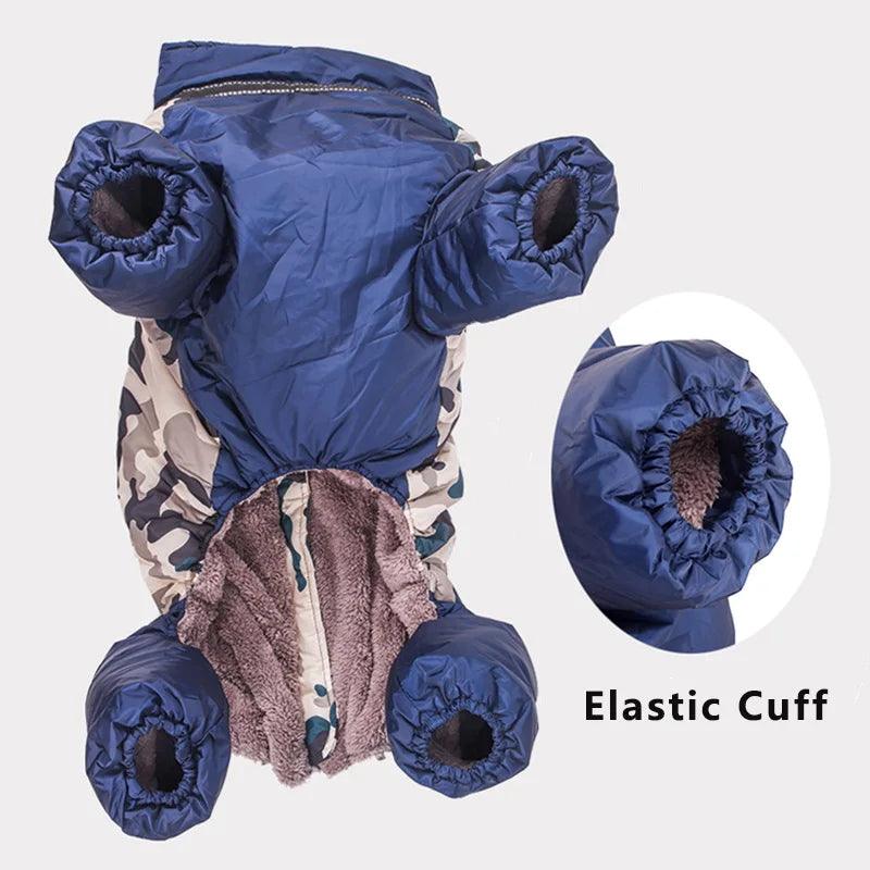 Large Dog Winter Jumpsuit