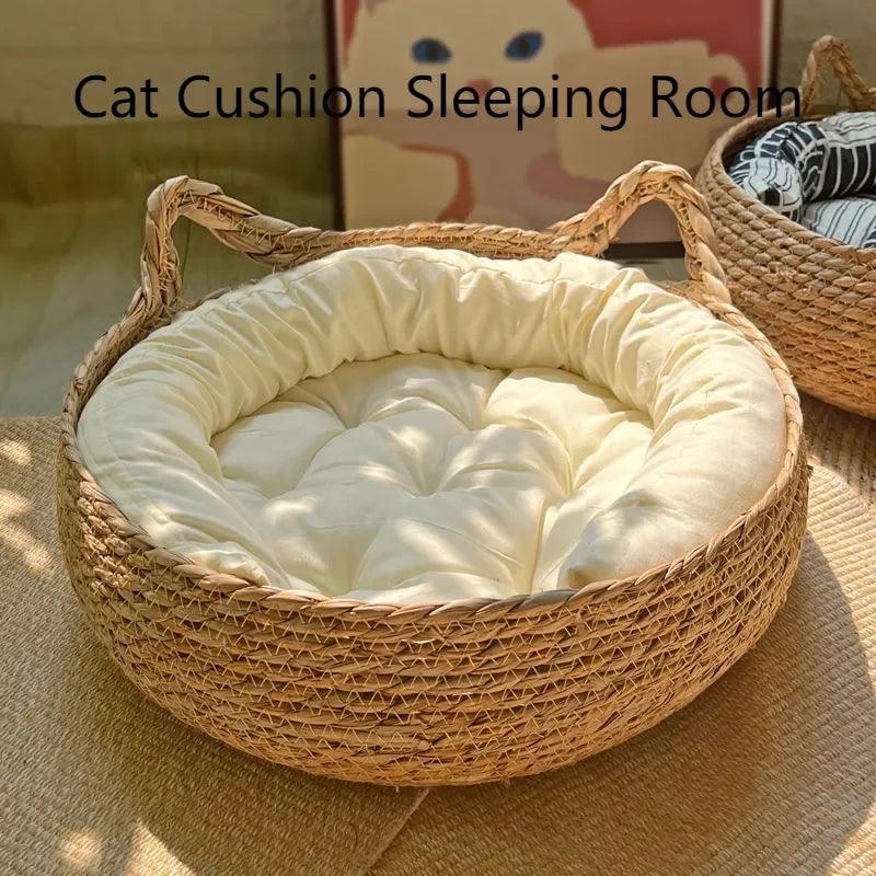 Handwoven Vine Cat Nest