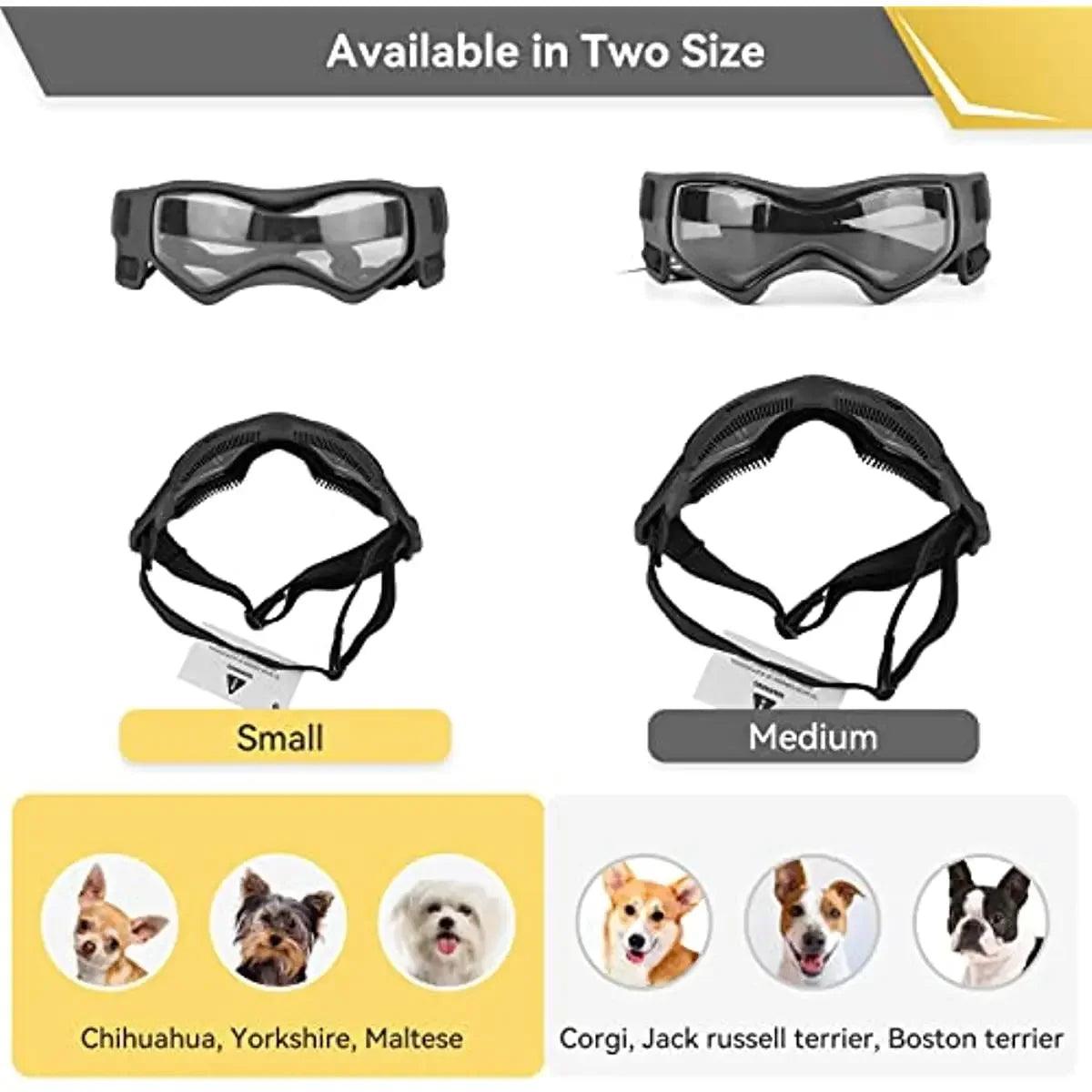 UV Dog Sunglasses for Small Breeds