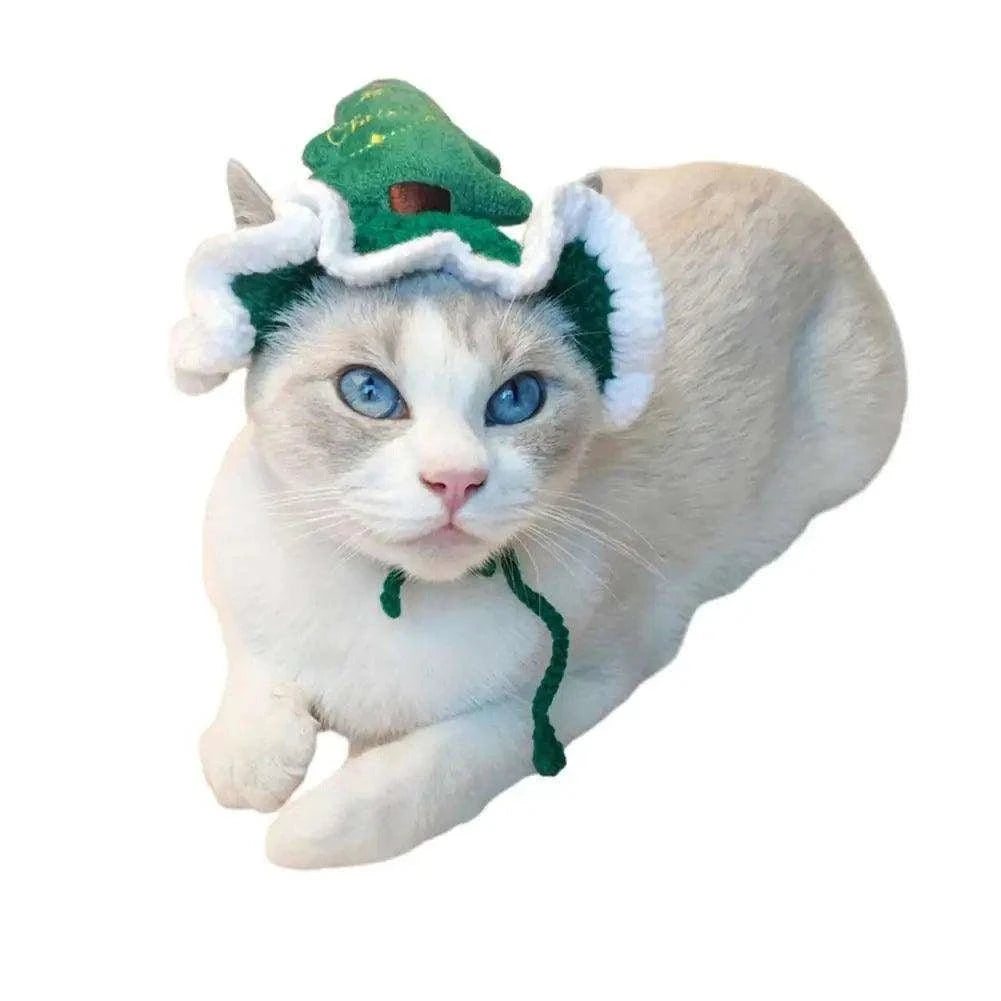 Cozy Winter Pet HatDescription:
Dress your pet in holiday cheer! This handmade wool knitted cat hat adds warmth and festive spirit, perfect for winter and Christmas celebrations with yRegal Pet PalaceRegal Pet PalaceCozy Winter