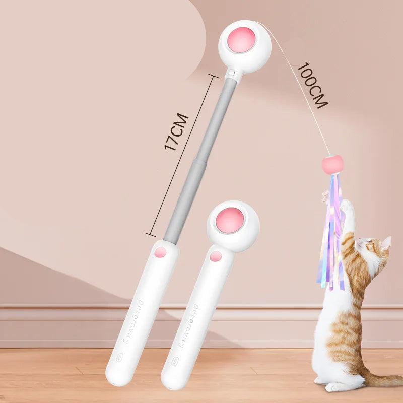 Gravity Cat Wand Toy