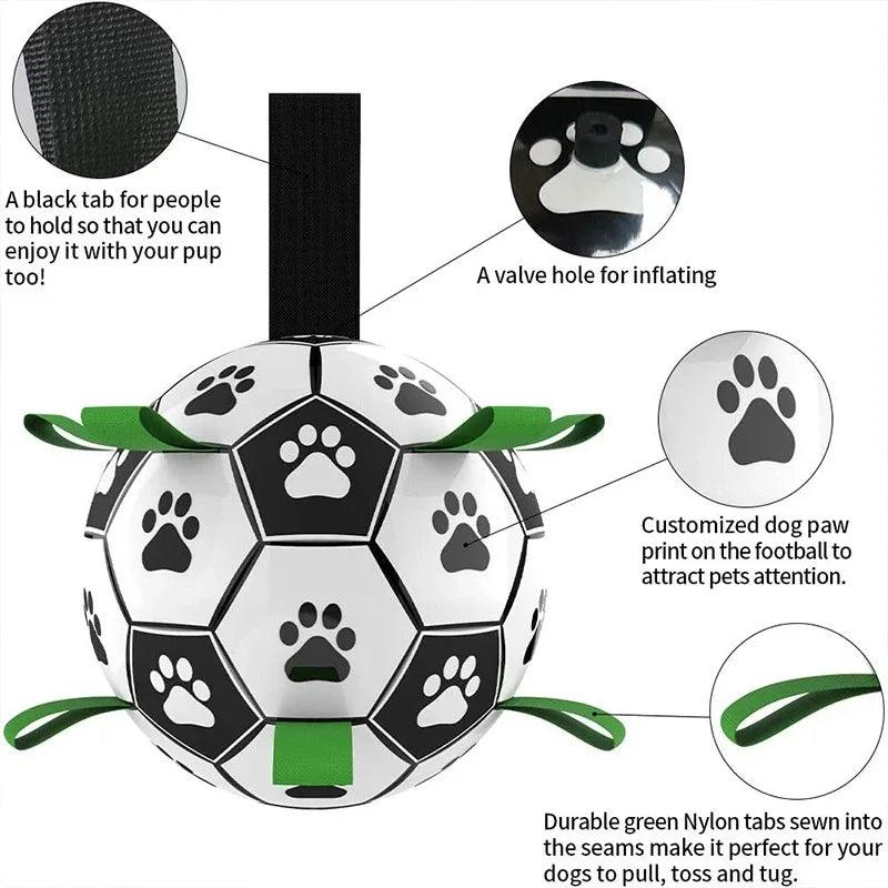 Durable Interactive Dog Soccer Ball