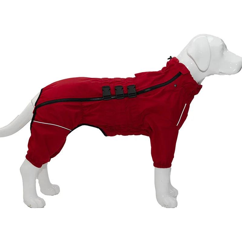 Waterproof 4-Legged Dog Raincoat