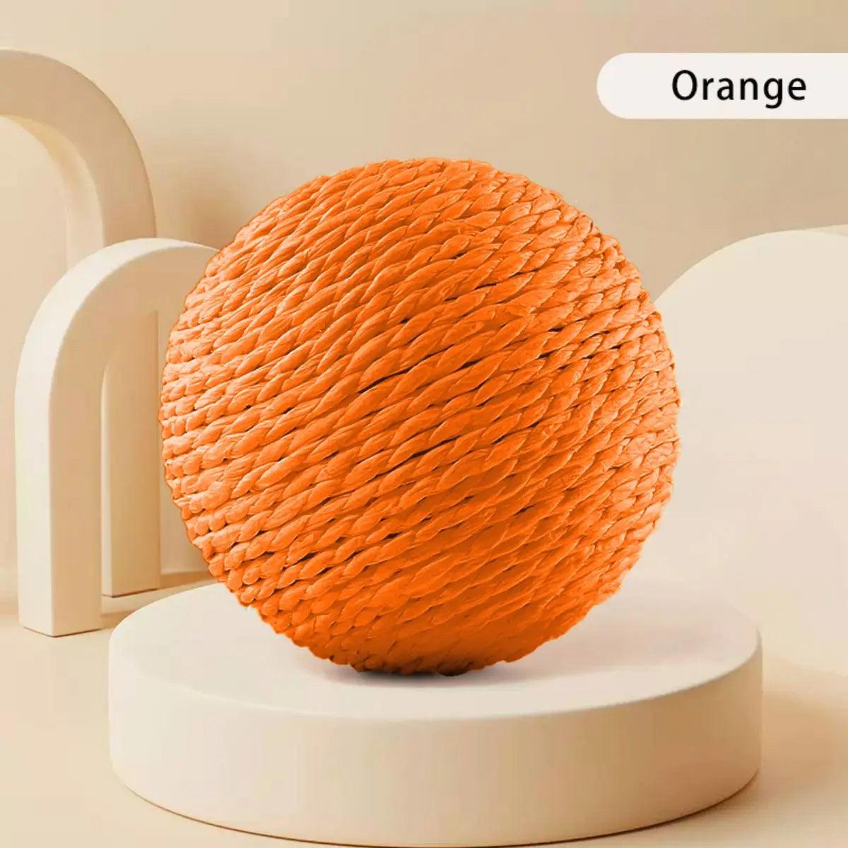 Interactive Sisal Cat Ball