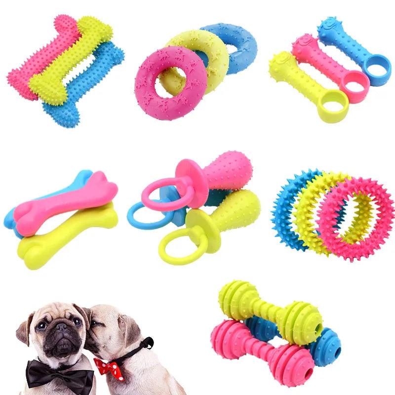 Rubber Pacifier Dog Toy