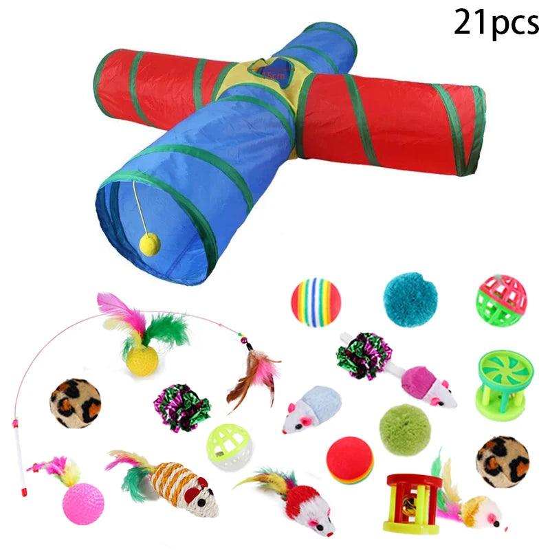 Crinkle Cat Tunnel Toy