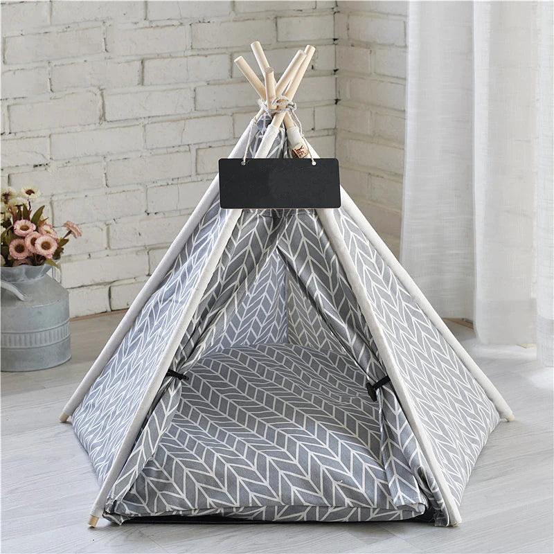 Portable Pet Teepee Bed