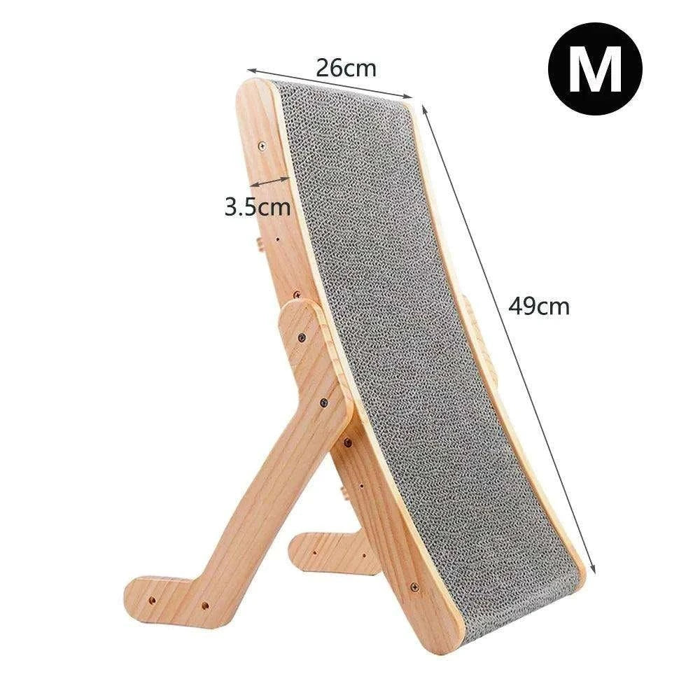 3-in-1 Cat Scratcher BedDescription:
Give your cat the ultimate comfort and play space! This durable wooden-frame scratcher doubles as a cozy bed and claw care station—keeping them happy anRegal Pet PalaceRegal Pet Palace3-in-1 Cat Scratcher