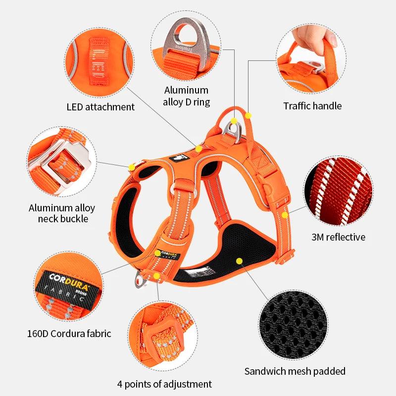 Reflective No-Pull Dog Harness