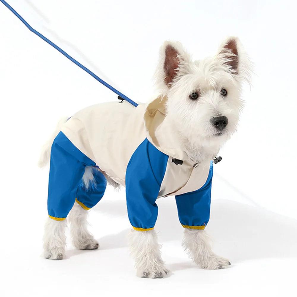 Waterproof Puppy Raincoat Jumpsuit