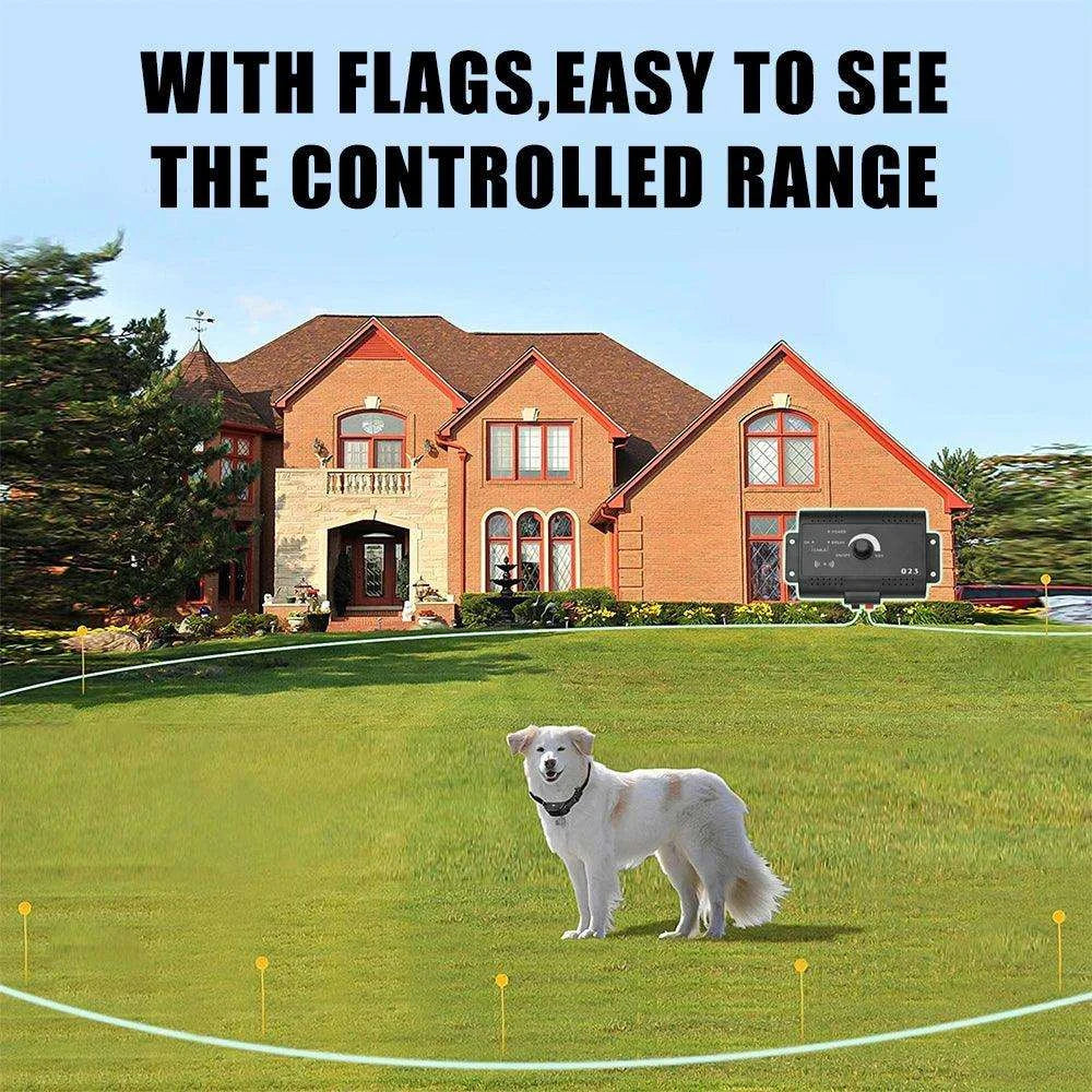Wireless Electronic Pet FenceDescription:
Keep your dog safe while giving them freedom! This electronic pet fence system trains your pup to stay within set boundaries, ensuring their security wRegal Pet PalaceRegal Pet PalaceWireless Electronic Pet