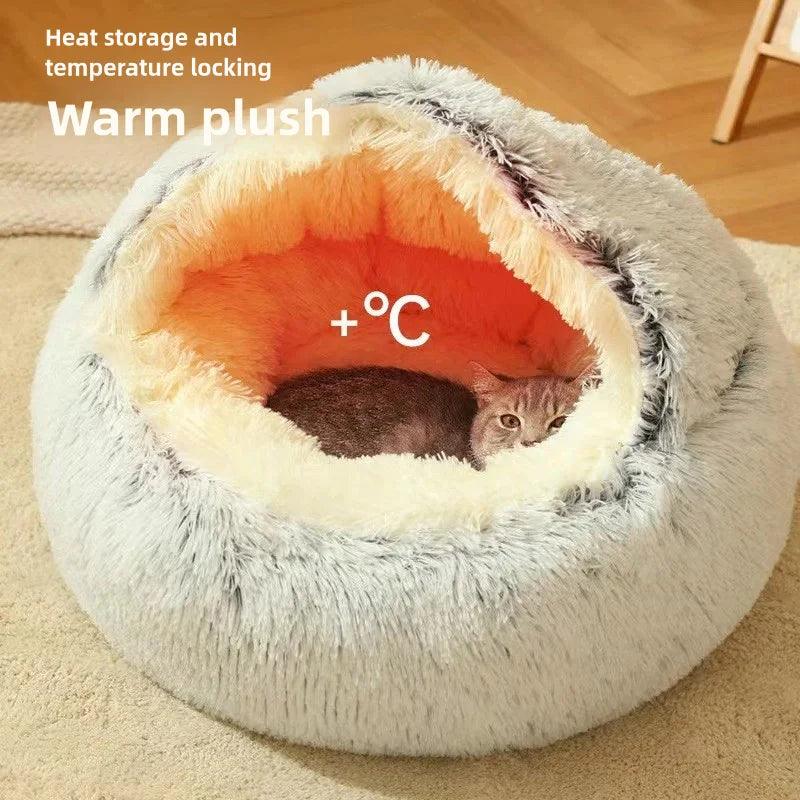 Cozy Plush Cat Nest