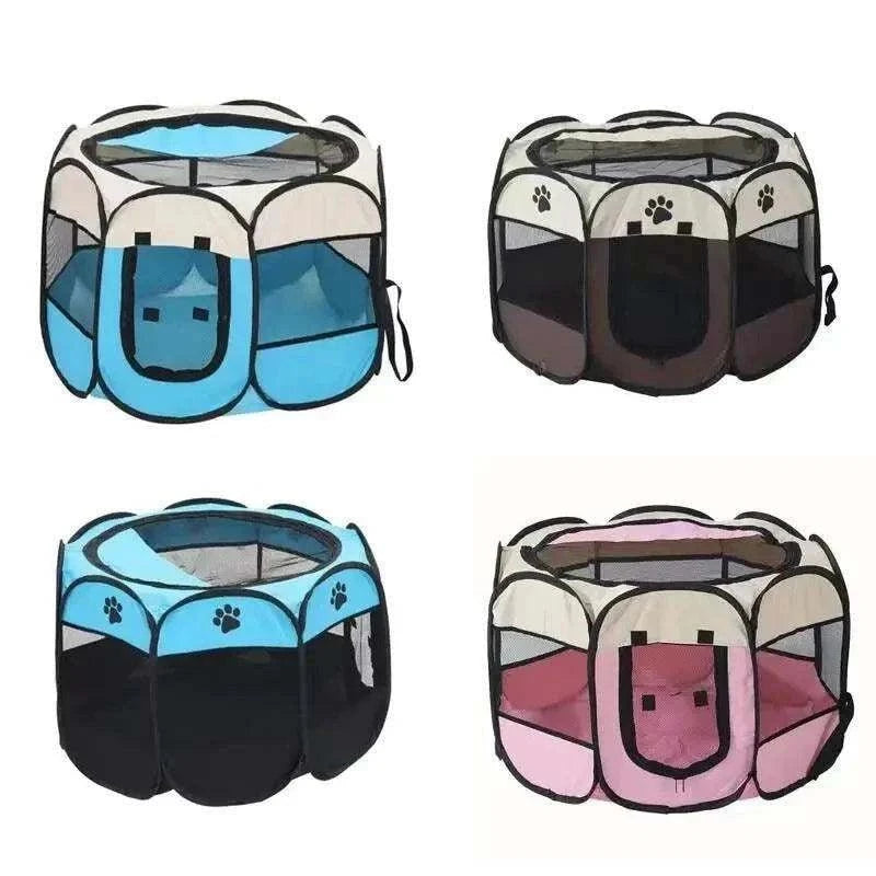 Foldable Octagonal Pet PlaypenDescription:
Give your pet a cozy, secure space! This foldable octagonal pet tent is perfect for play, rest, or as a safe maternity room for dogs and cats.
BenefitRegal Pet PalaceRegal Pet PalaceFoldable Octagonal