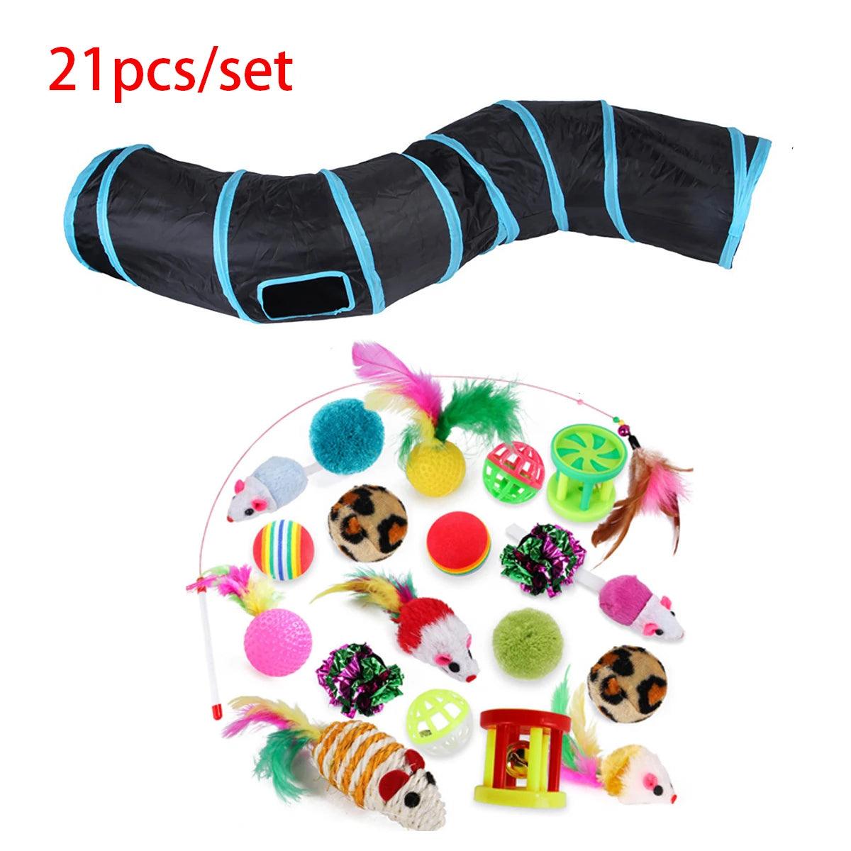 Crinkle Cat Tunnel Toy