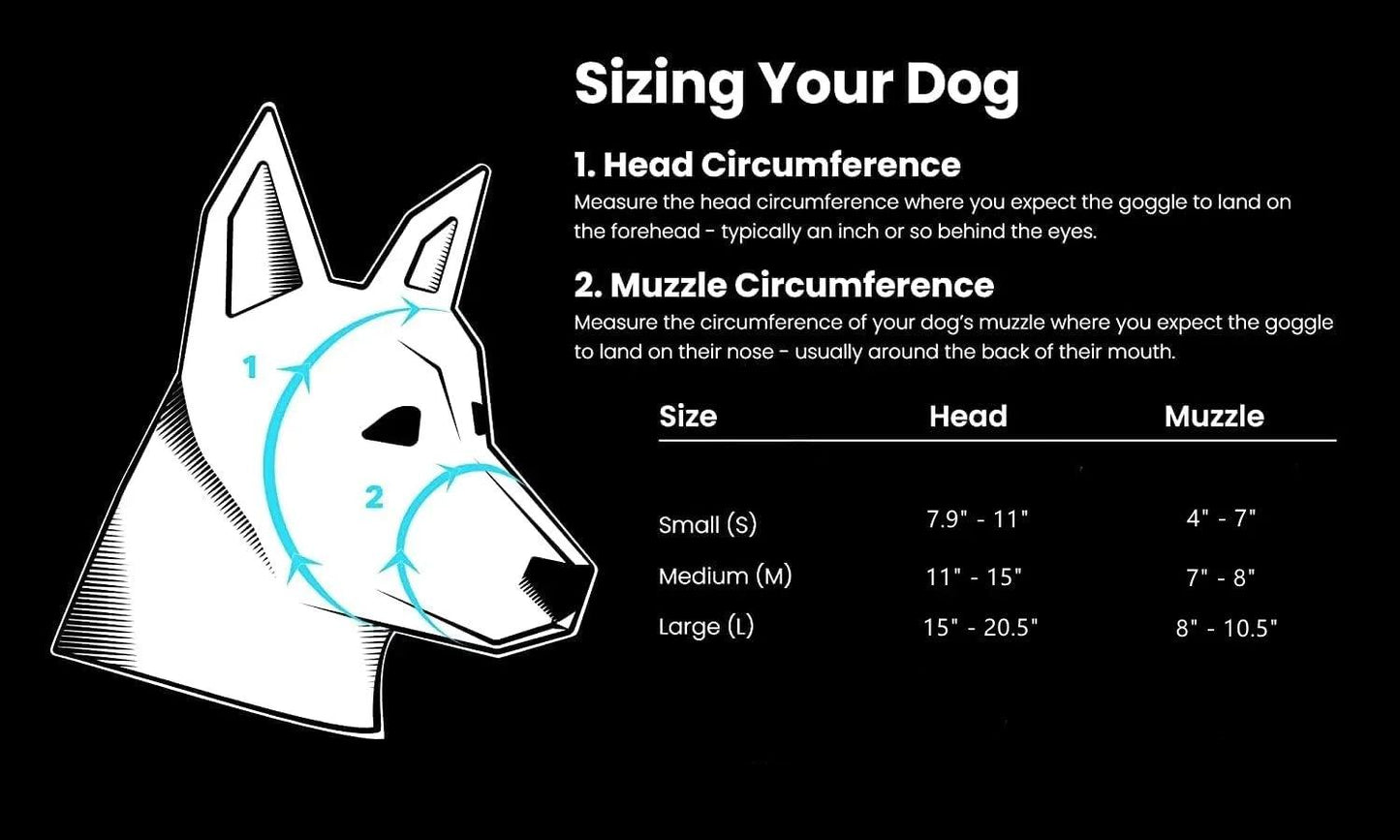 Impact-Resistant Dog Goggles