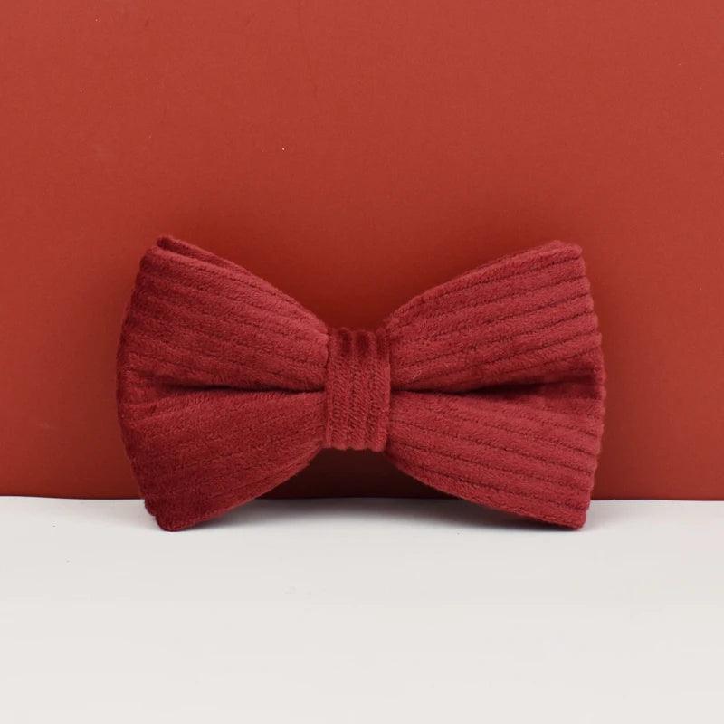 Wine Red Corduroy Dog Set