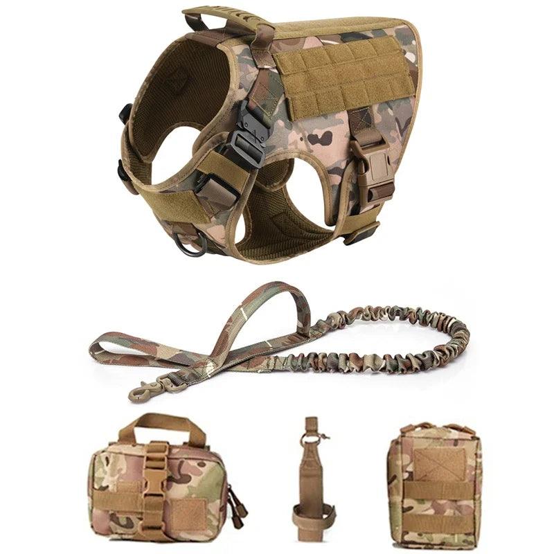 Tactical Dog Harness & Leash