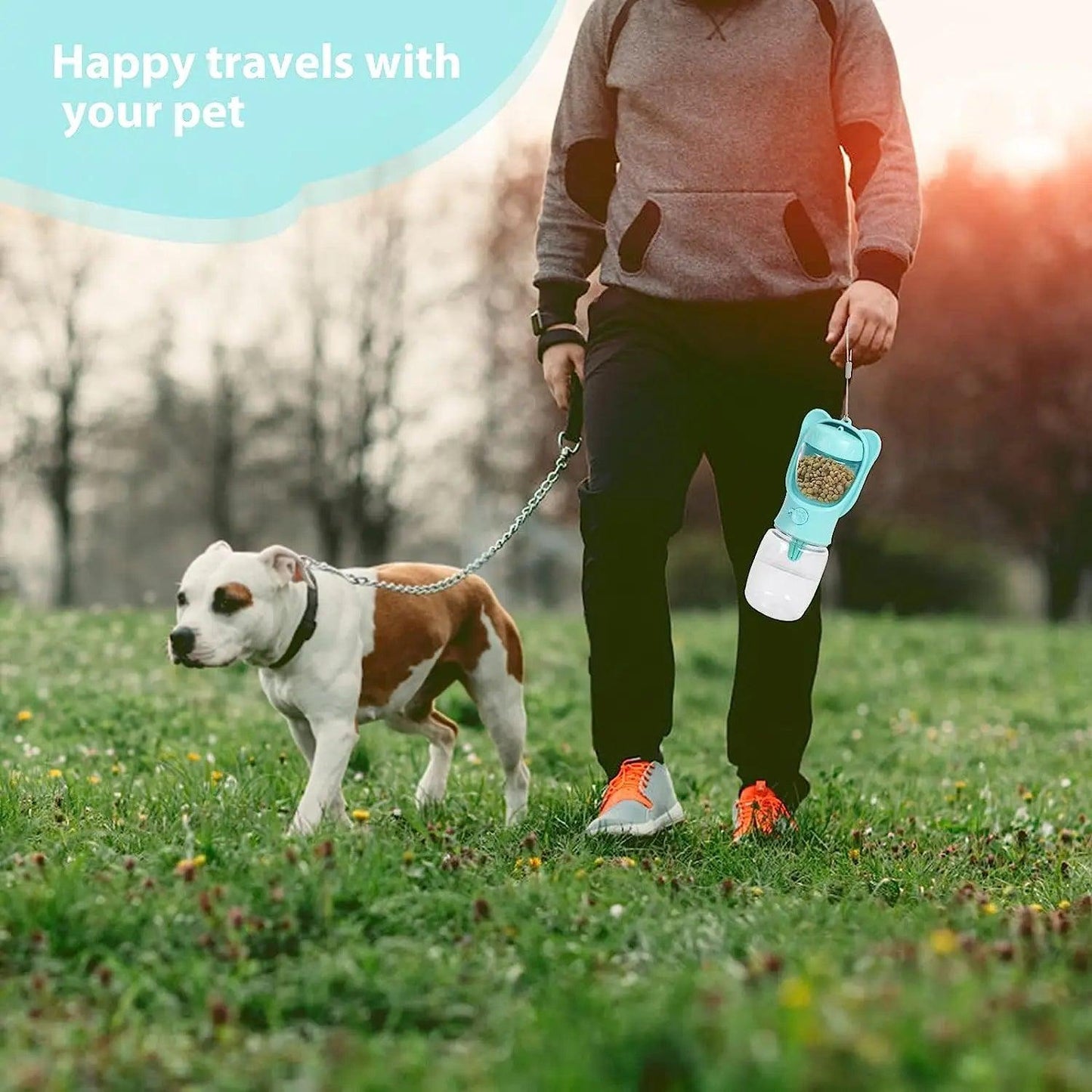 2-in-1 Dog Travel Bottle