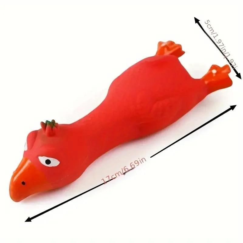 Cooing Chicken Dog Toy
