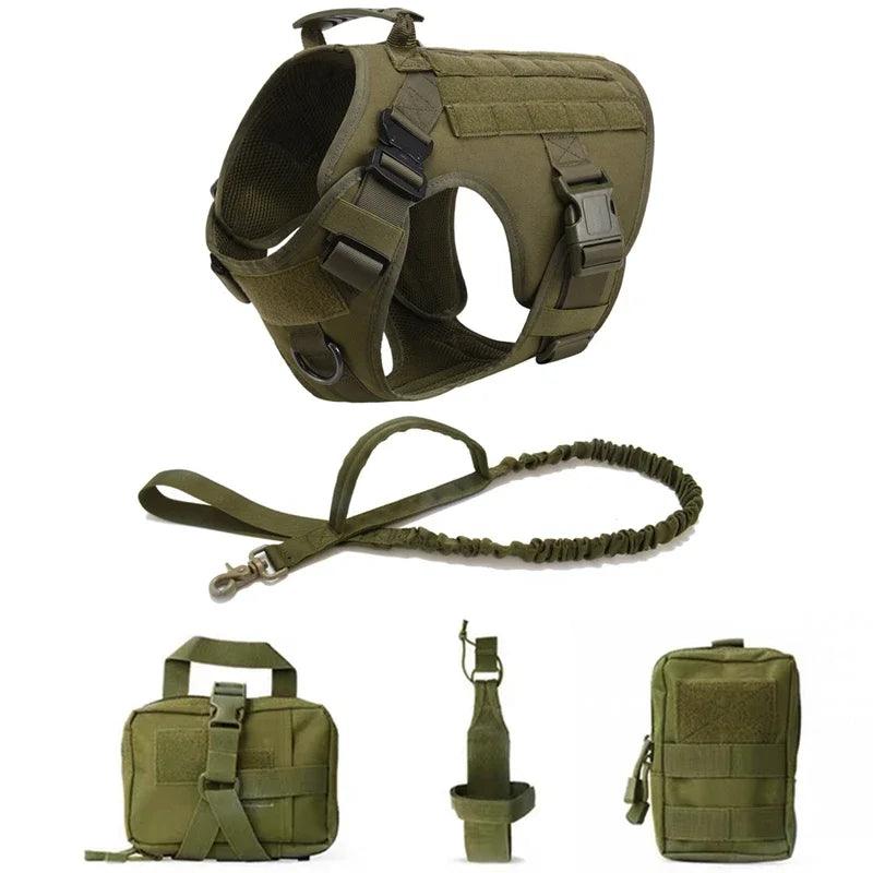 Tactical Dog Harness & Leash