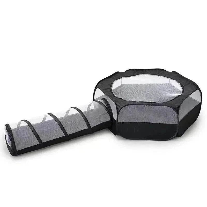 Foldable Cat Tunnel SetDescription:
Transform your cat's playtime with this foldable two-piece tunnel set. Perfect for curious cats and small pets, offering hours of entertainment and comRegal Pet PalaceRegal Pet PalaceFoldable Cat Tunnel