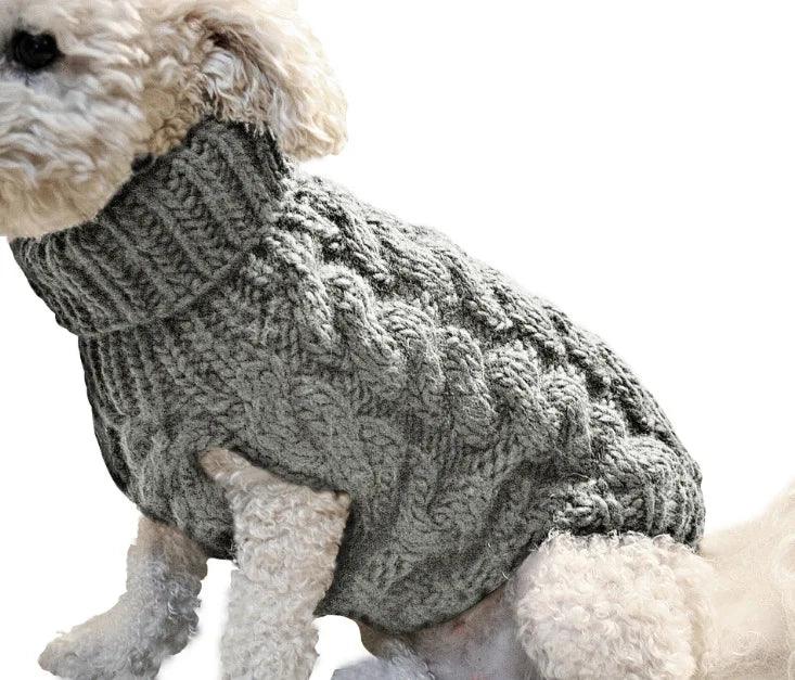 Warm Knitted Sweater for Dogs