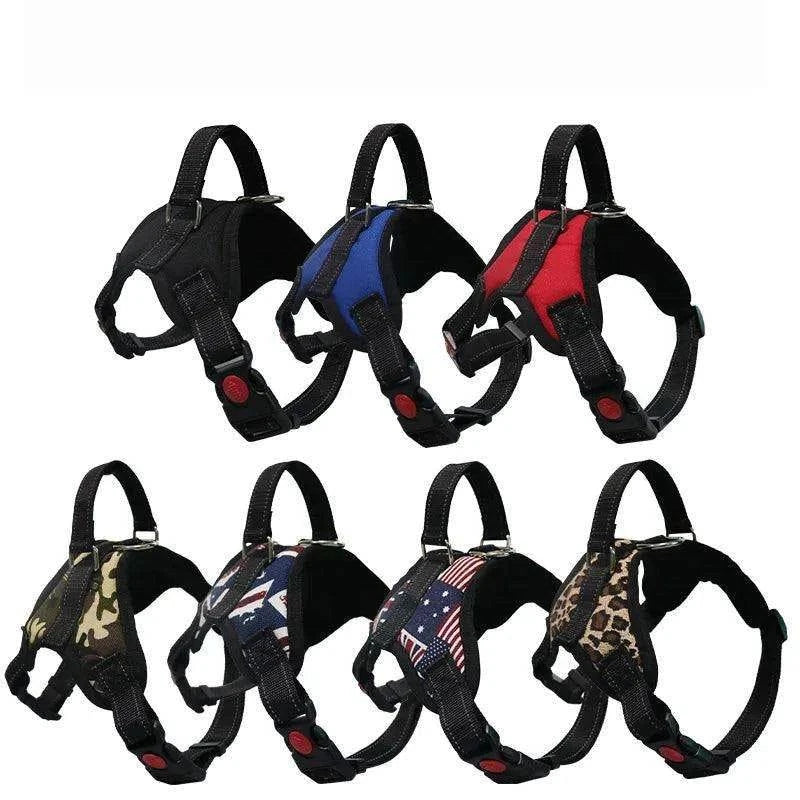 Adjustable Dog Harness & LeashDescription:
Enjoy worry-free walks with your pet! This adjustable harness and strong reflective leash combo ensures comfort, control, and safety for dogs of all siRegal Pet PalaceRegal Pet PalaceAdjustable Dog Harness