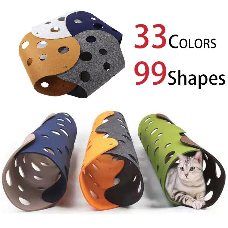 99-Shape Cat Tunnel Playhouse