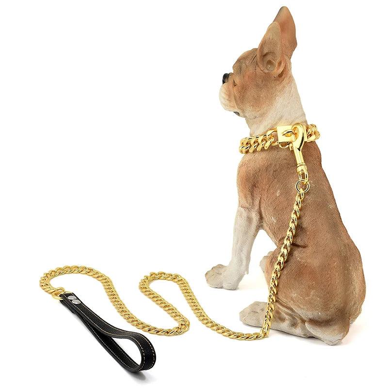 18K Gold Cuban Link Collar