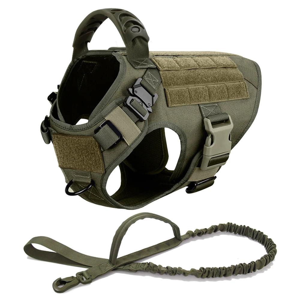 Tactical Dog Harness Set