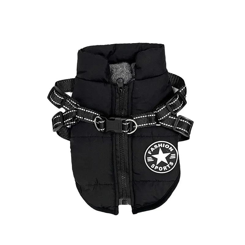 Winter Dog Harness Vest Coat
