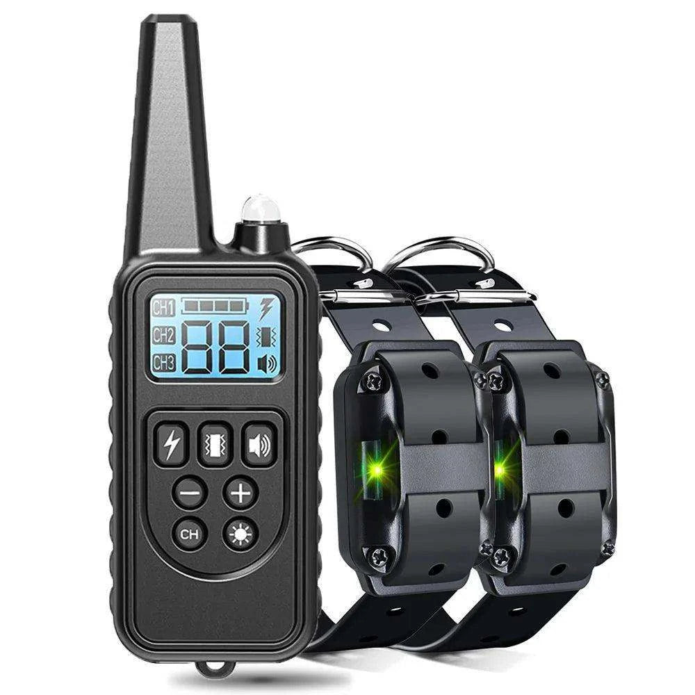 Rechargeable Dog Training CollarDescription:
Take control of your dog’s behavior with this electric training collar! With adjustable shock, vibration, and a clicker, it’s the perfect solution for Regal Pet PalaceRegal Pet PalaceDog Training Collar