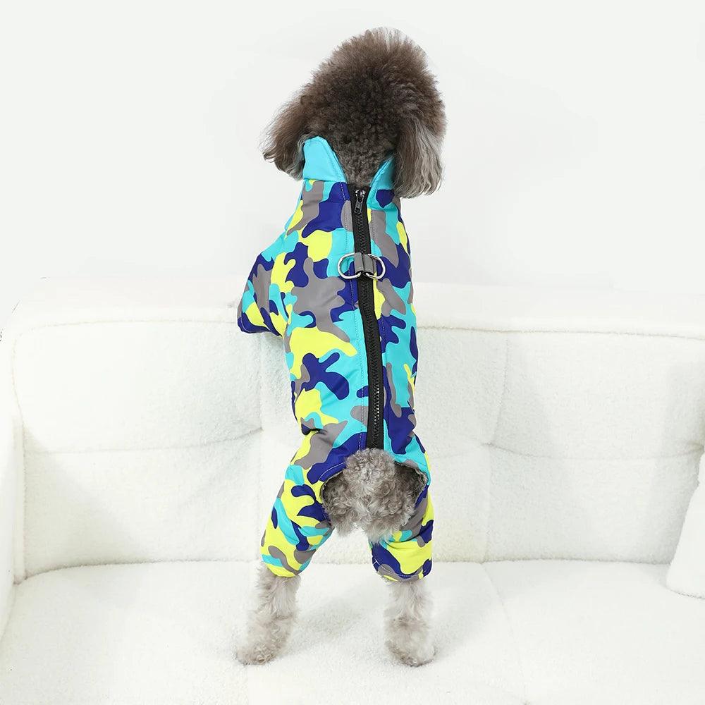 Waterproof Fleece Dog Jumpsuit