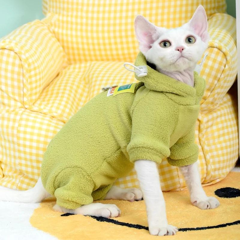 Fleece Sweater for Sphynx Cats