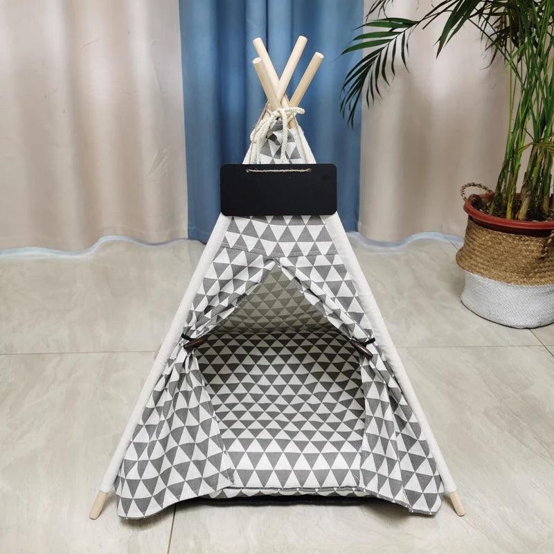 Portable Pet Teepee Bed