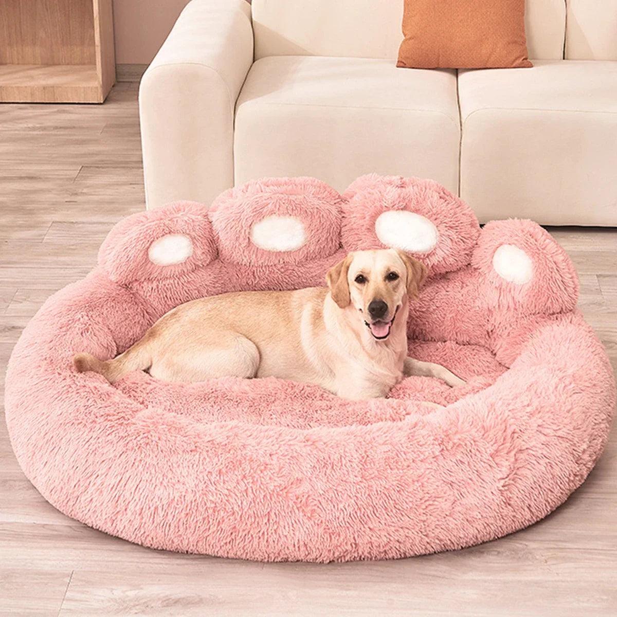 Ultra-Cozy Plush Dog Bed