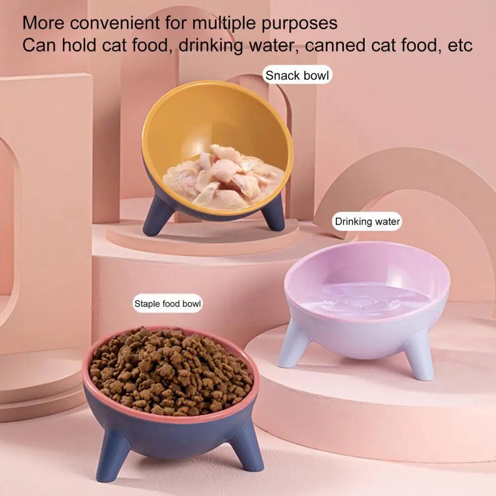 Tilted Cat Food Bowl