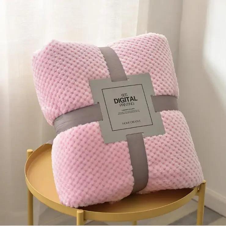 Cozy Coral Fleece Blanket