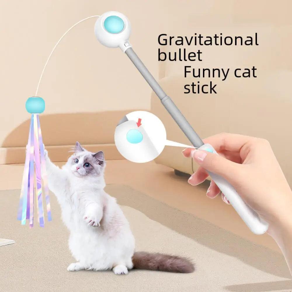 Gravity Cat Wand Toy