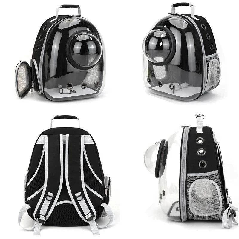 Space Capsule Pet BackpackDescription:
Take your pet on adventures stress-free! This breathable, transparent space capsule backpack lets them enjoy the view while staying safe and comfortablRegal Pet PalaceRegal Pet PalaceSpace Capsule Backpack