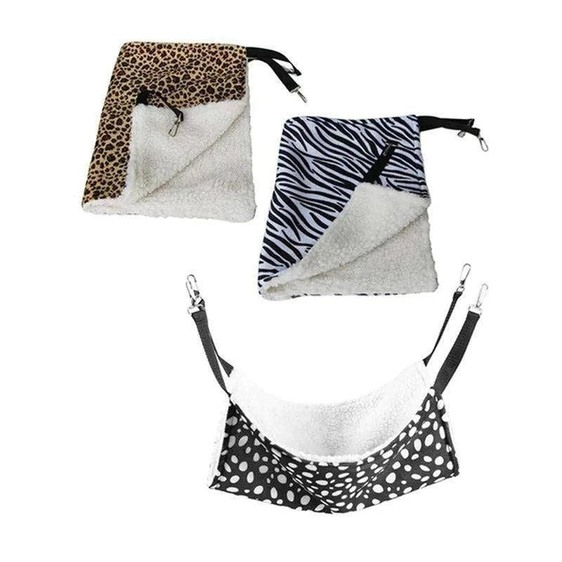 Cozy Cat Hanging HammockDescription:
Give your pet the ultimate nap spot! This soft, double-sided hanging hammock creates a cozy retreat for cats and small animals.
Benefits:
✔ Space-SavRegal Pet PalaceRegal Pet PalaceCozy Cat