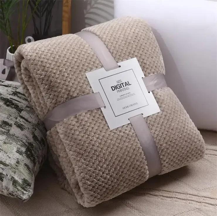 Cozy Coral Fleece Blanket