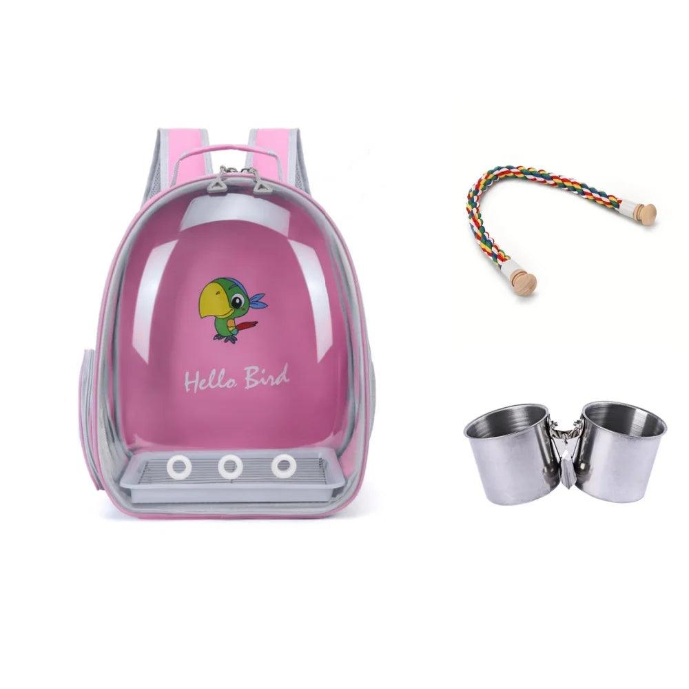 Clear View Bird Travel Bag