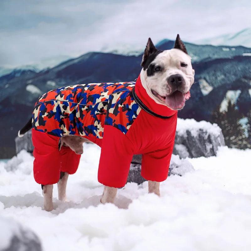 Large Dog Winter Jumpsuit