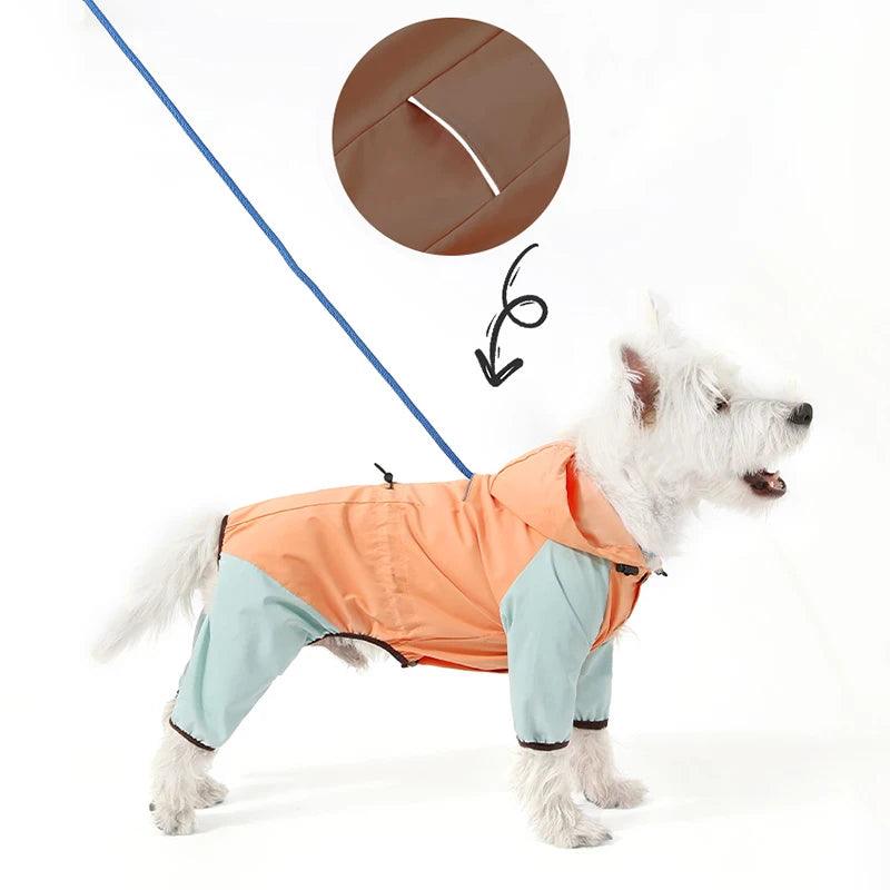 Waterproof Puppy Raincoat Jumpsuit